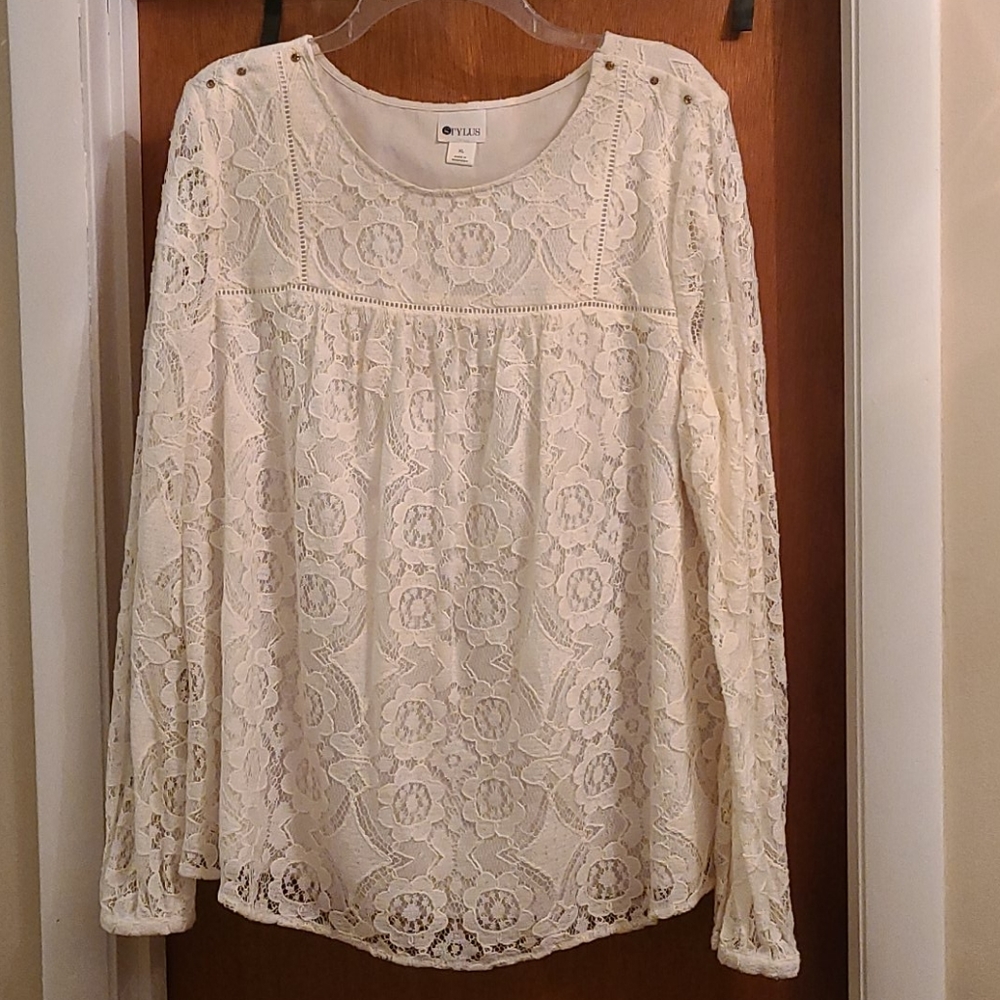Stylus ladies lace top
